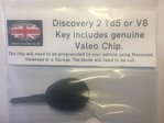 Discovery 2 Td5 or V8 Key inc. Valeo Chip.