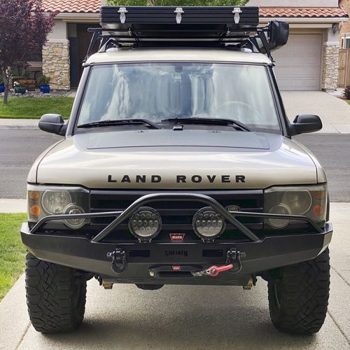 Land Rover Discovery 2 Bonnet mounted Solar Panel
