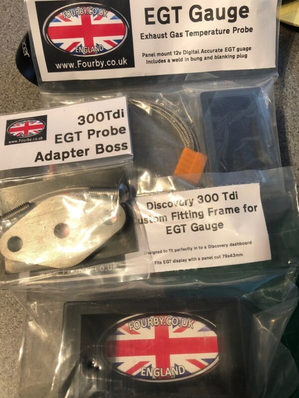 EGT Gauge, Frame & 300 Tdi EGT Probe Boss Deal