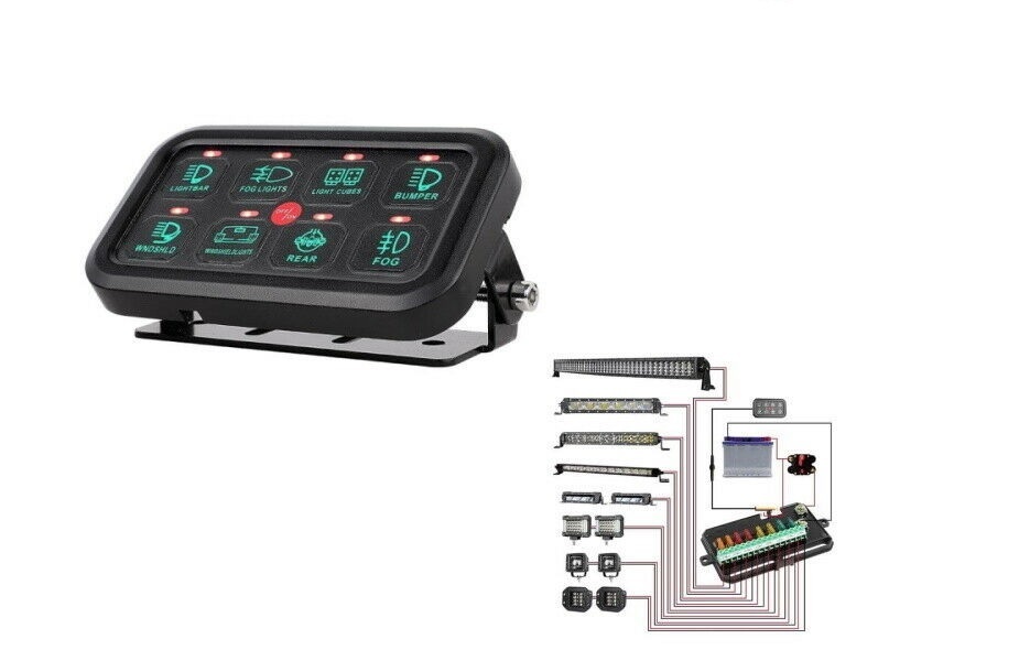 8 WAY SWITCH PANEL SYSTEM