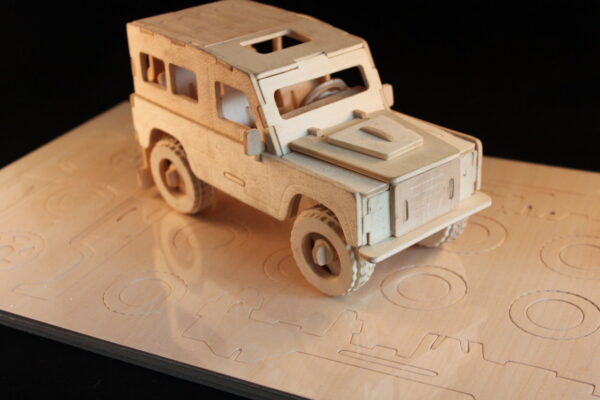 Model Land Rover Build Wooden Construction 3D Model Land Rover – Fourby