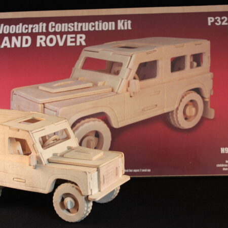 Wooden Construction 3D Model Land Rover
